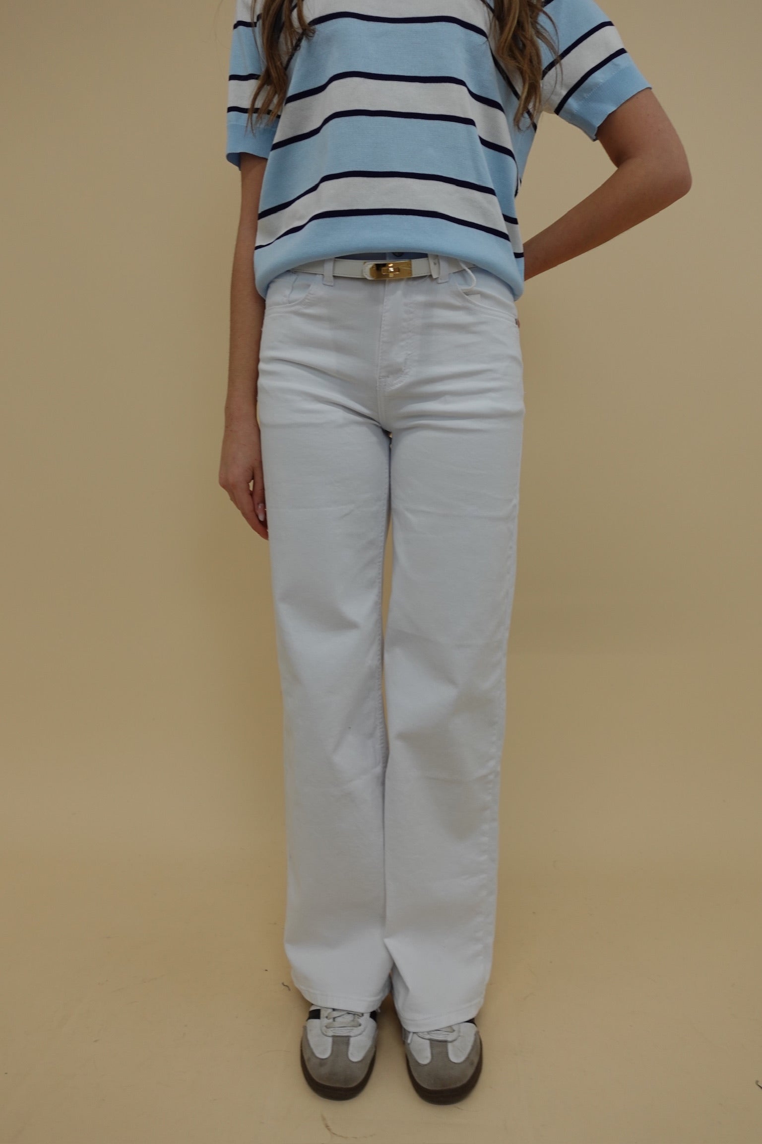 Jeans Palazzo Bianco