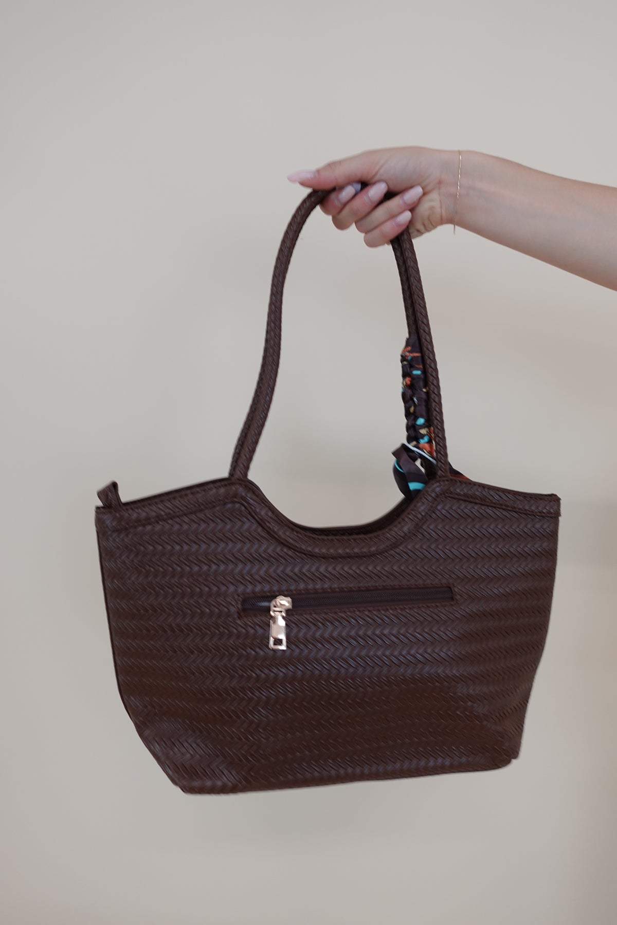 Borsa Eliana Marrone Chiaro
