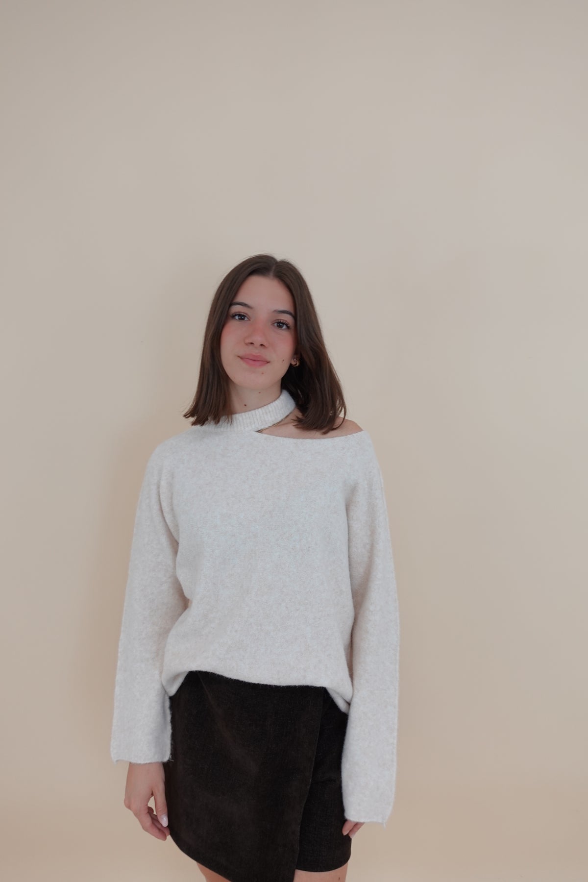 Maglione Cut Beige