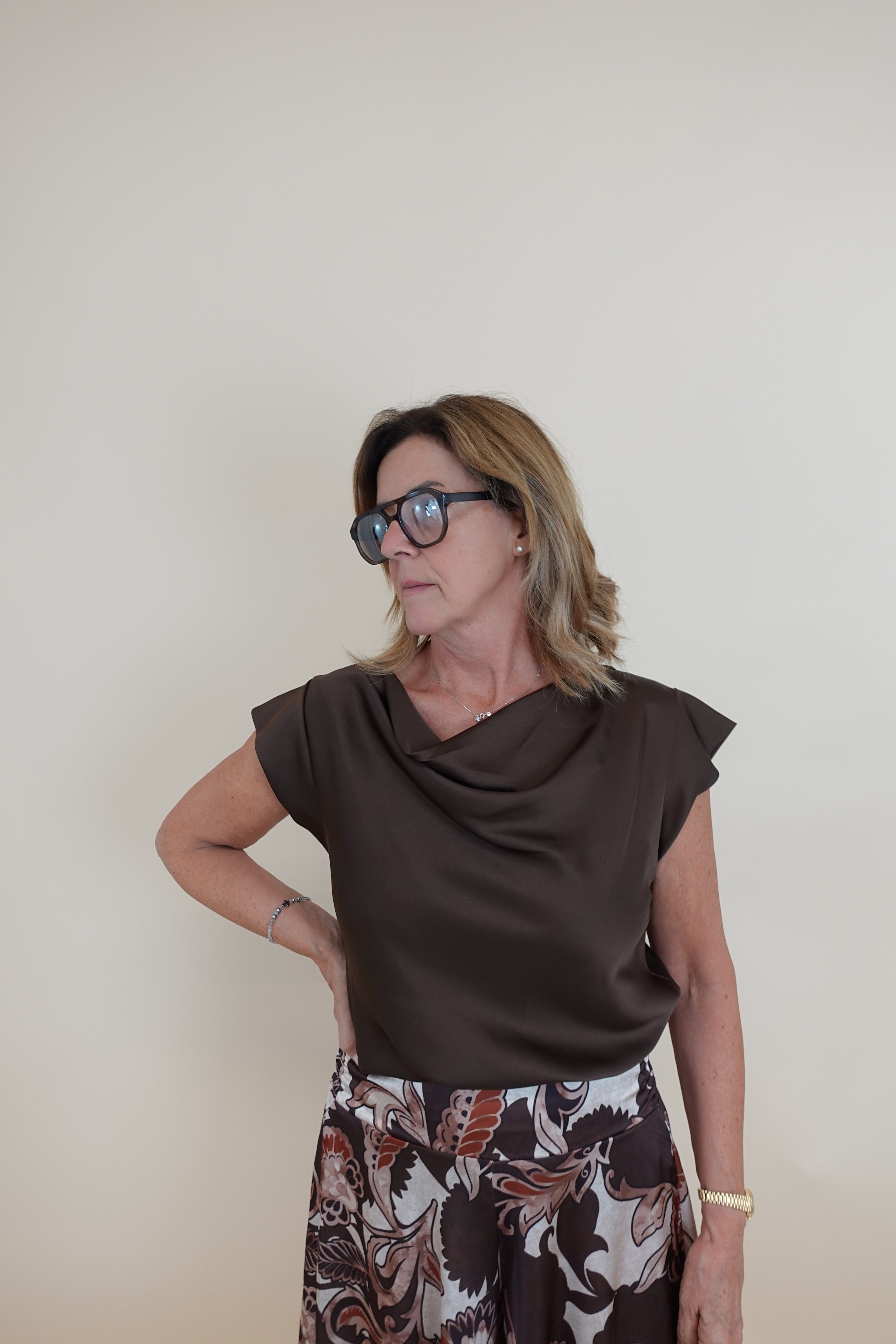 Camicia Amanda Marrone