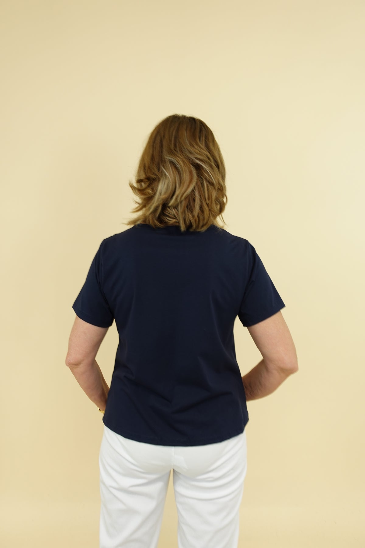 T-shirt Assimmetrica Blu