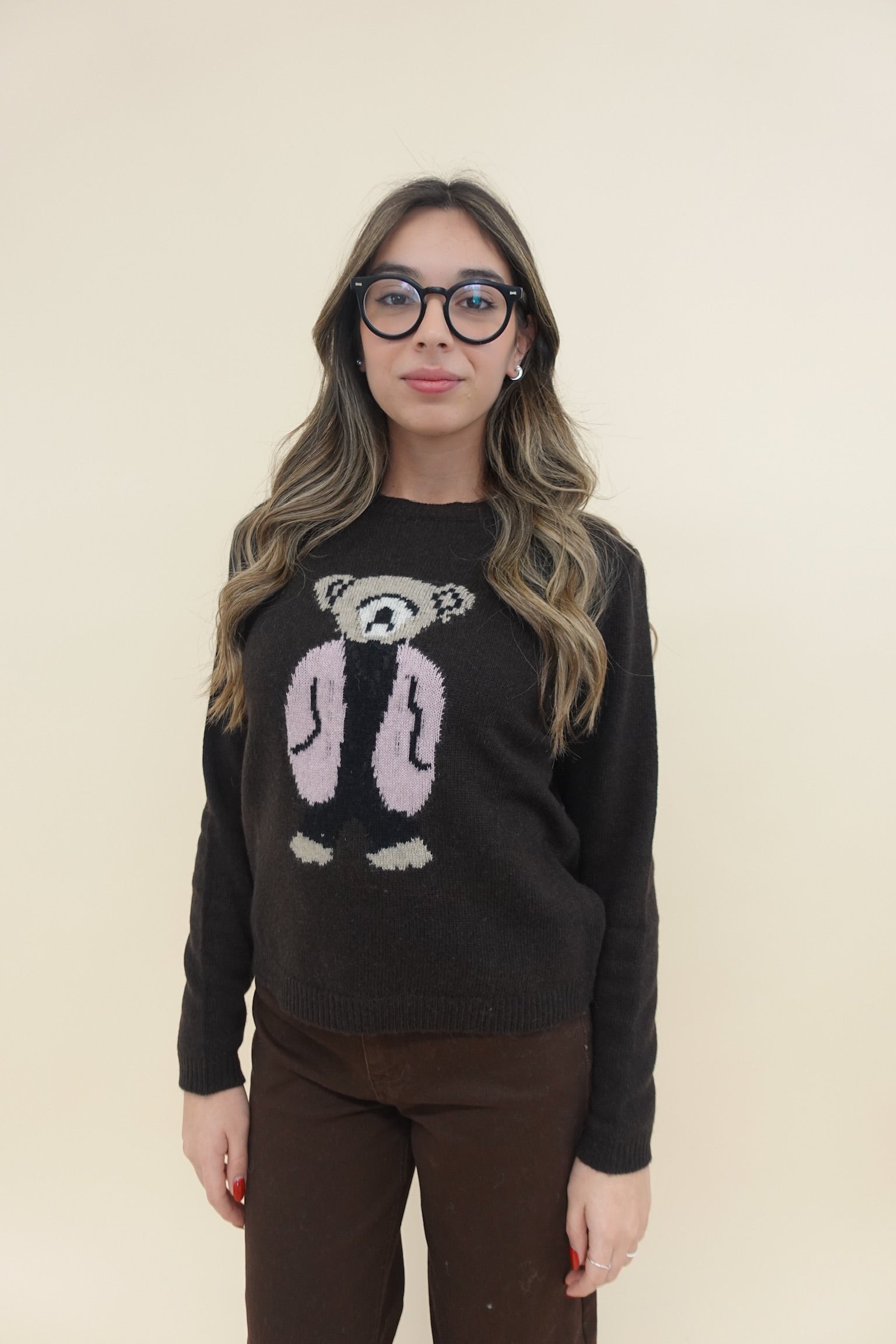 Maglione Blend Marrone