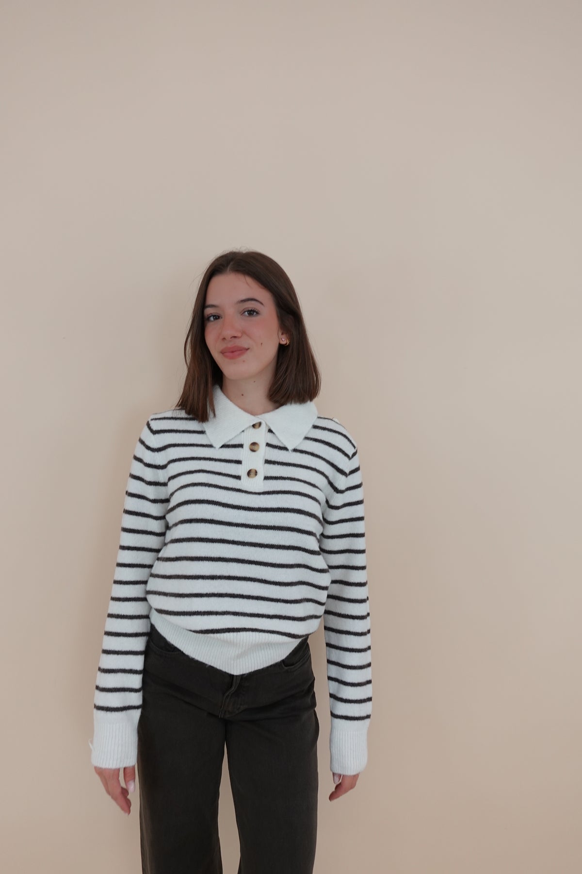 Maglione Line Bianco