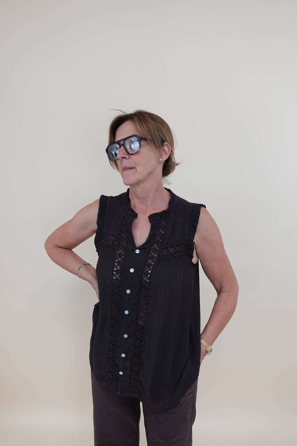 Camicia Ornella Marrone