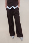Pantalone Line Marrone