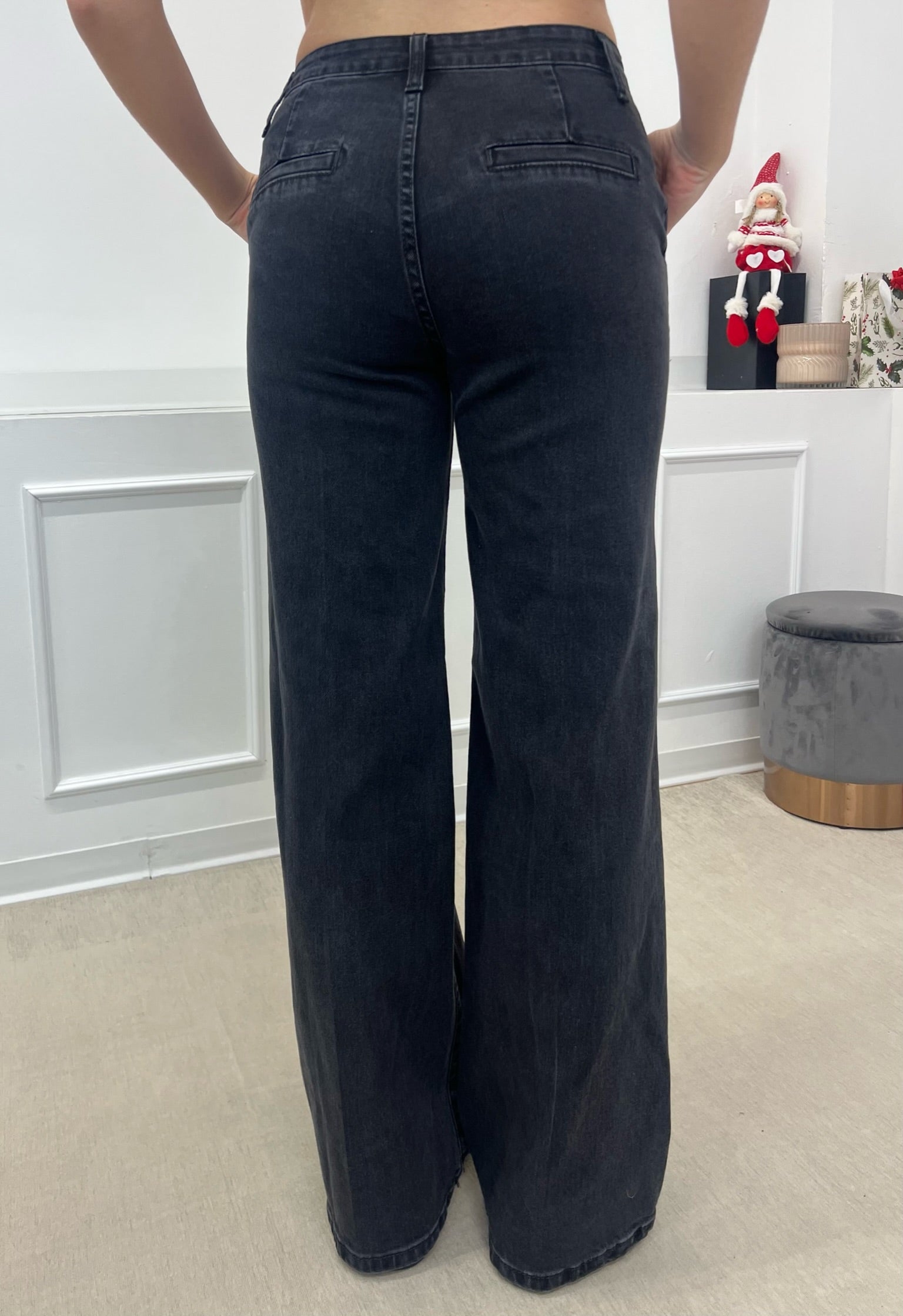 Jeans Palazzo Black