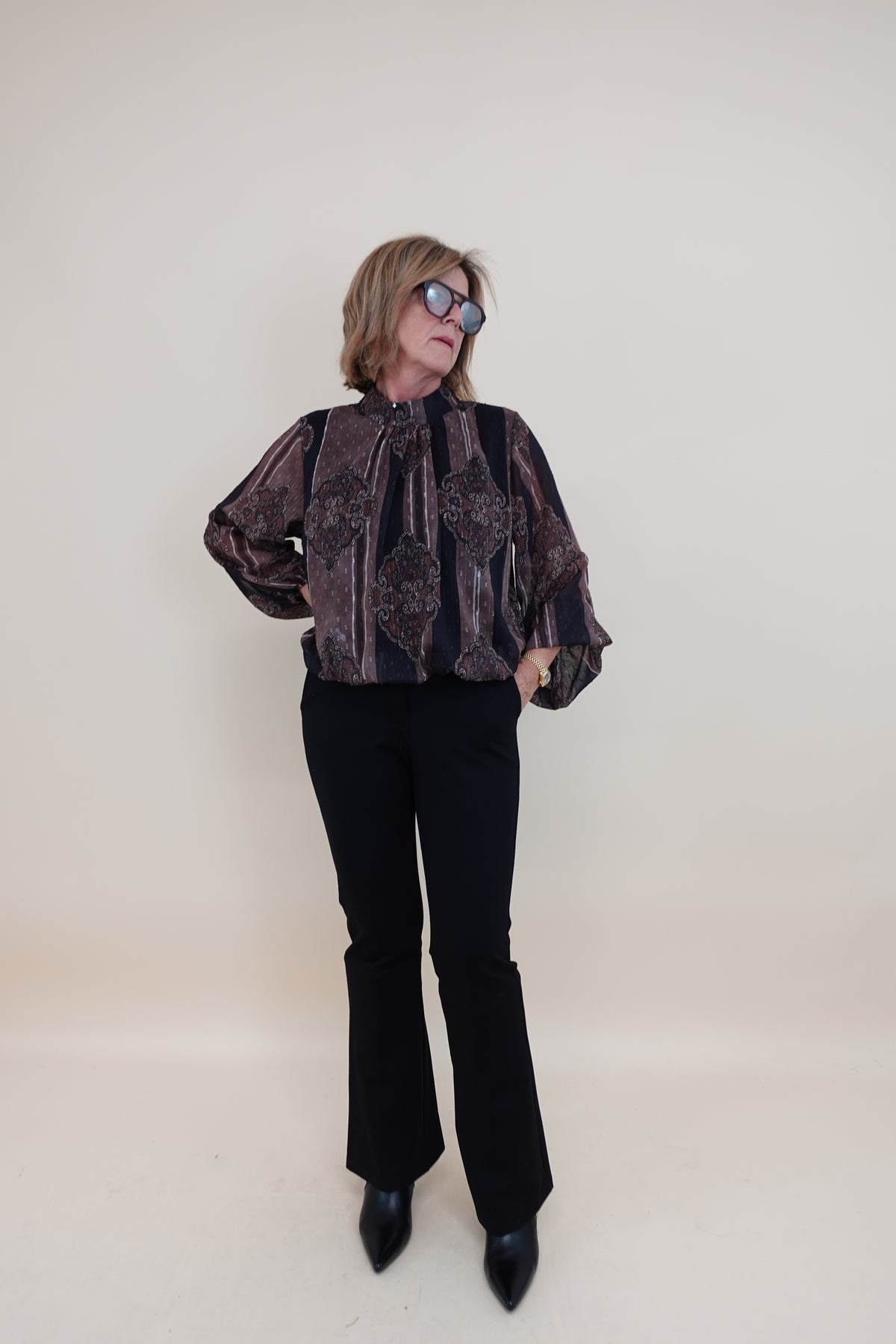Camicia Oriente Marrone