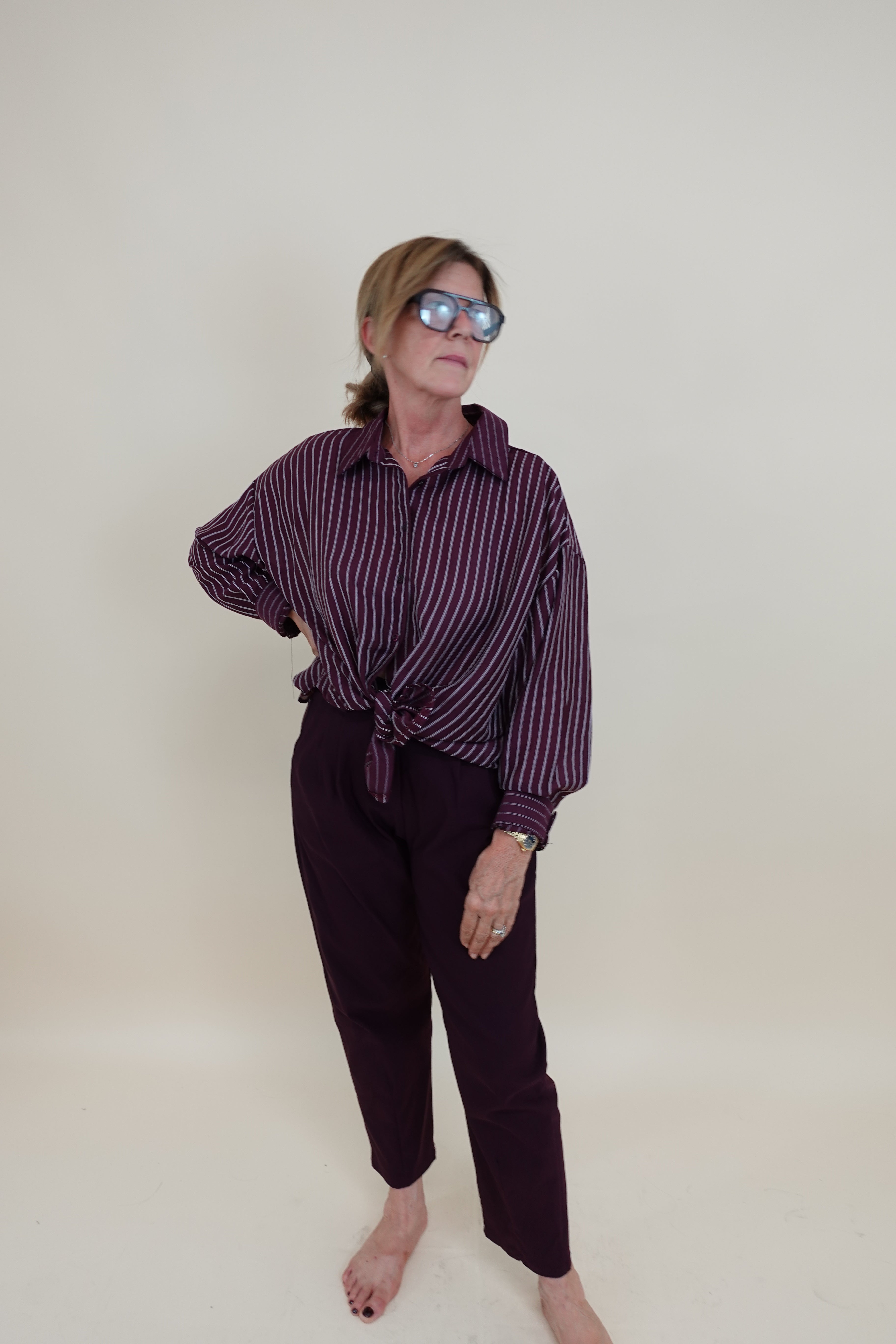 Camicia Milena Bordeaux