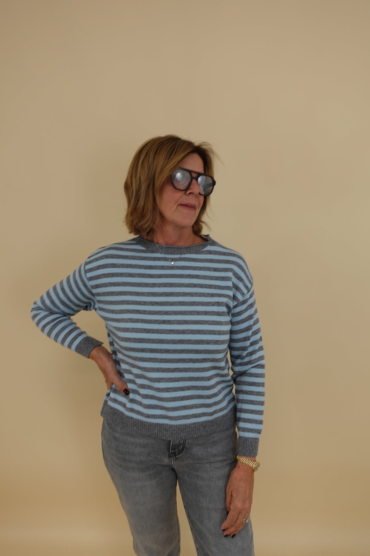 Maglioncino School Azzurro
