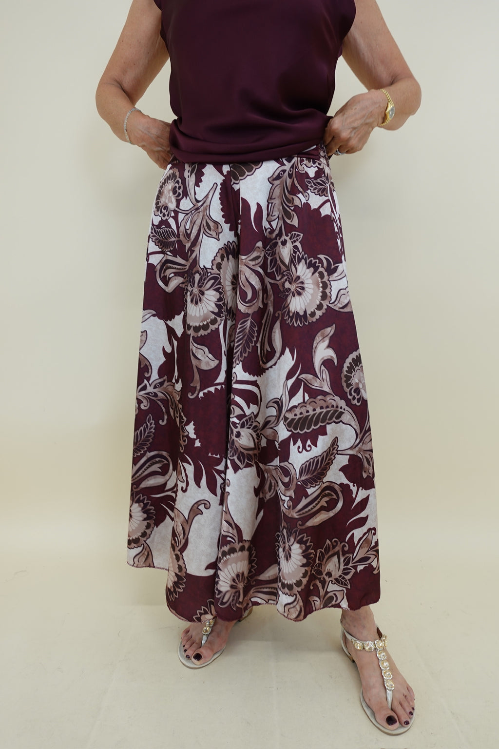 Pantalone Fantasy Bordeaux