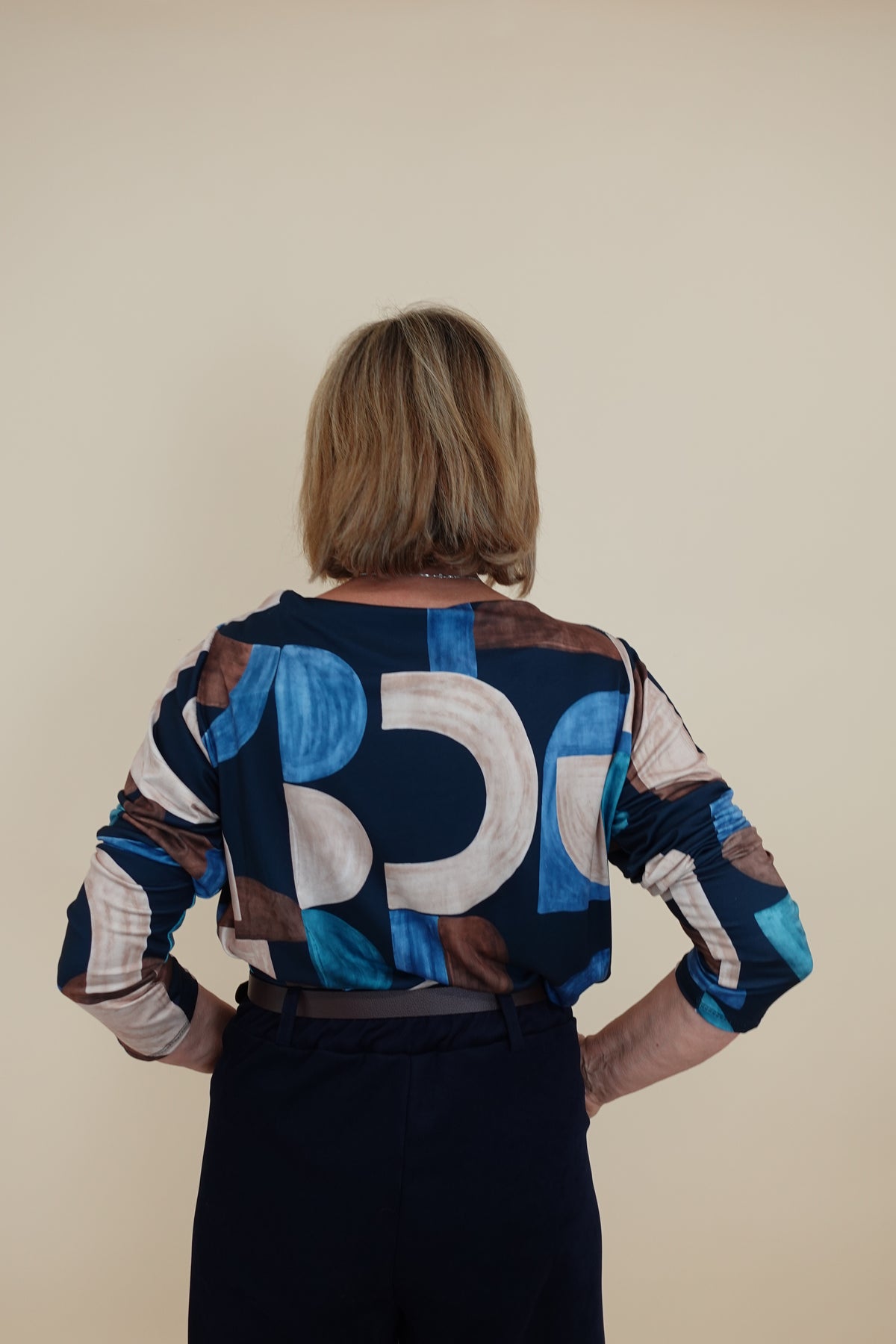 Maglia Paint Blu