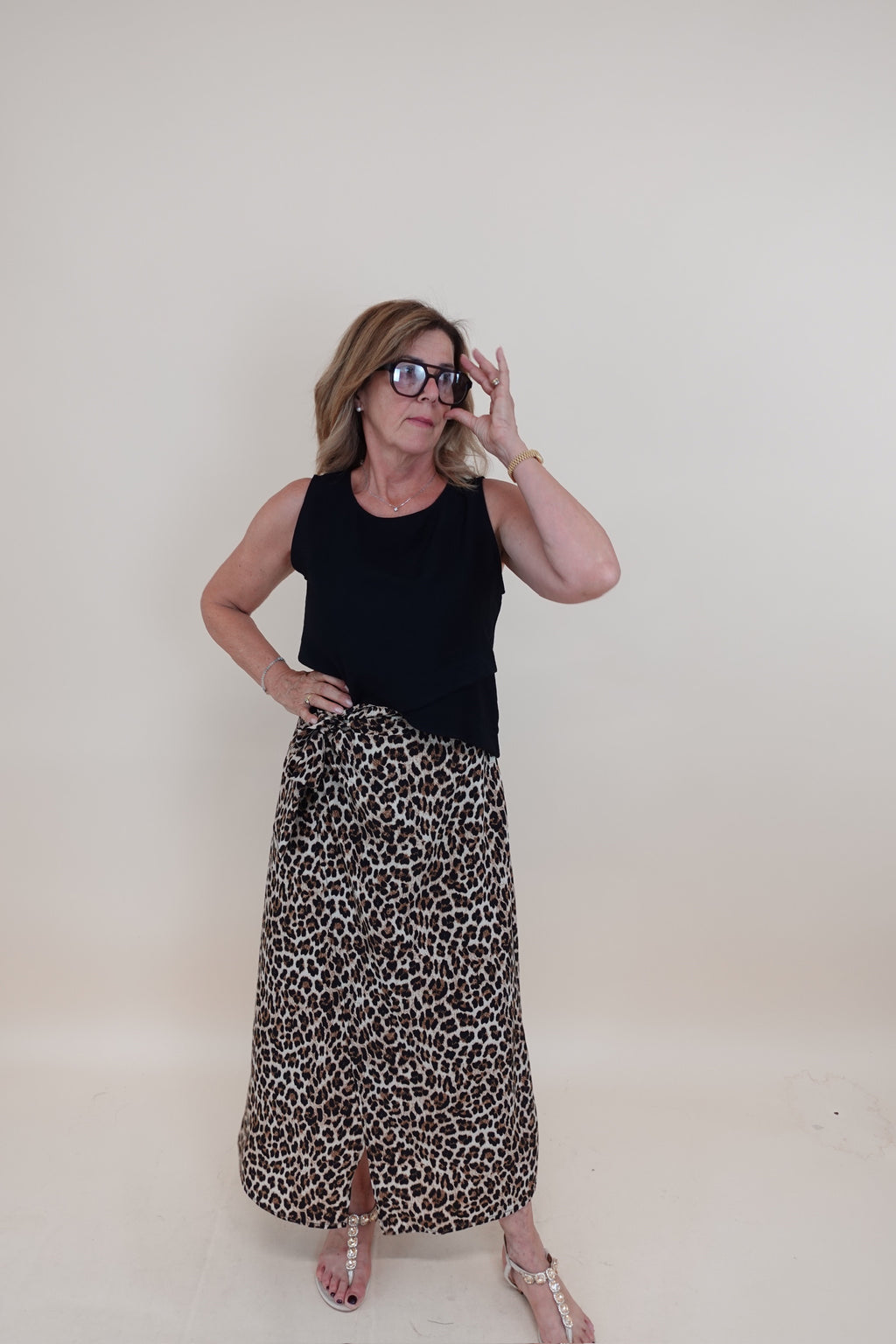Gonna Pareo Long Leopard