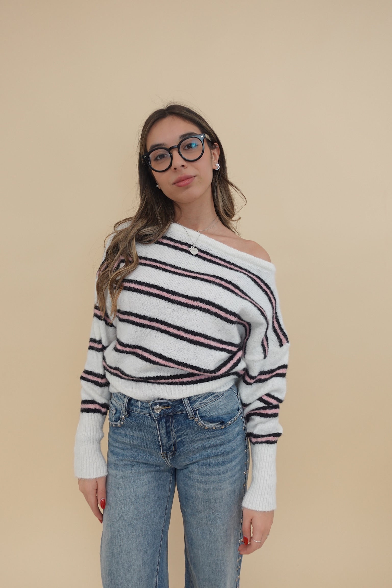 Maglia Beatrice Bianca