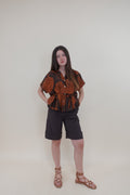 Shorts Fru Fru Marrone