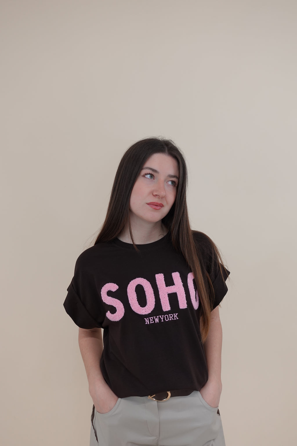 T-Shirt Soho Marrone