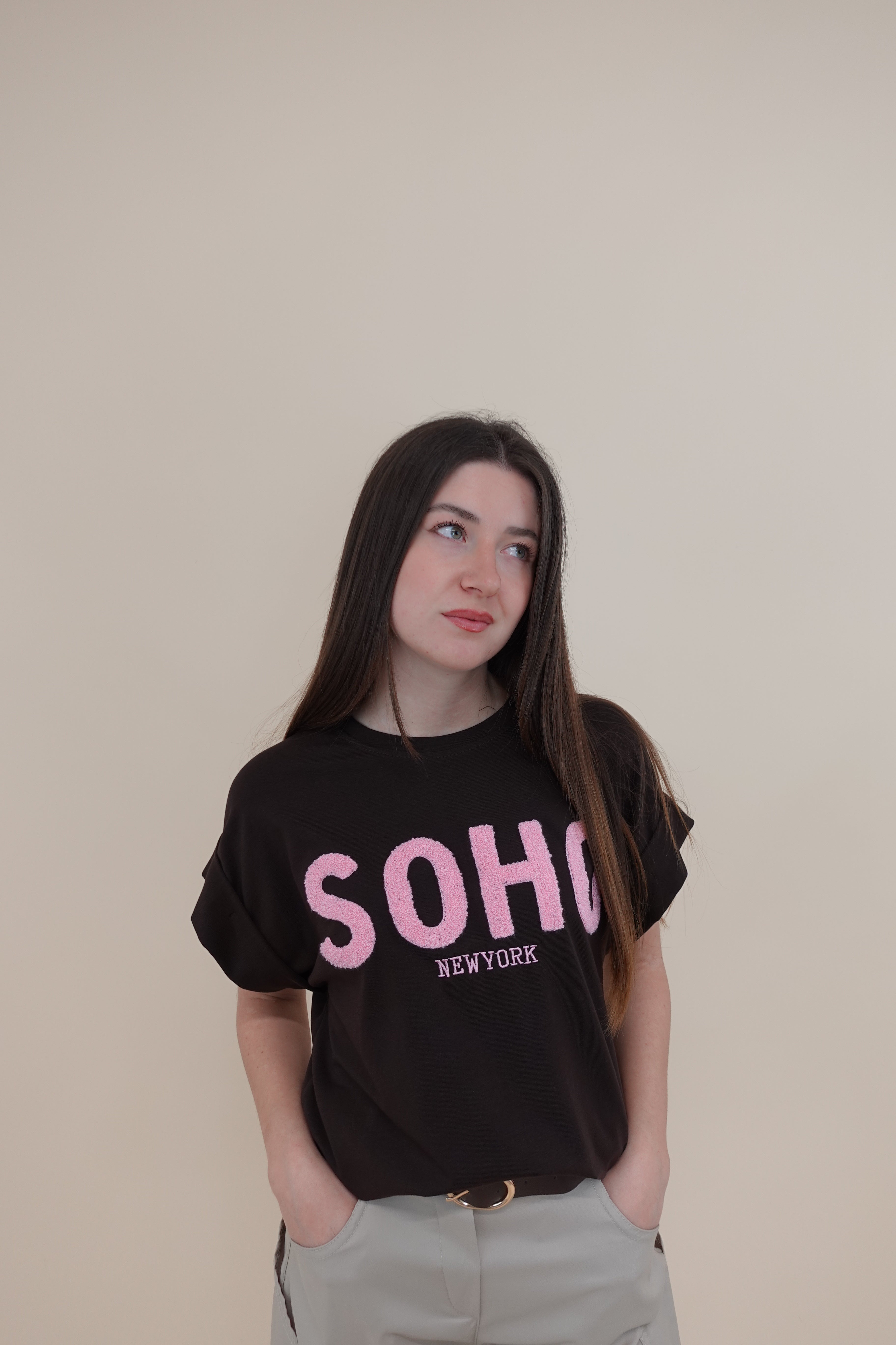 T-Shirt Soho Marrone