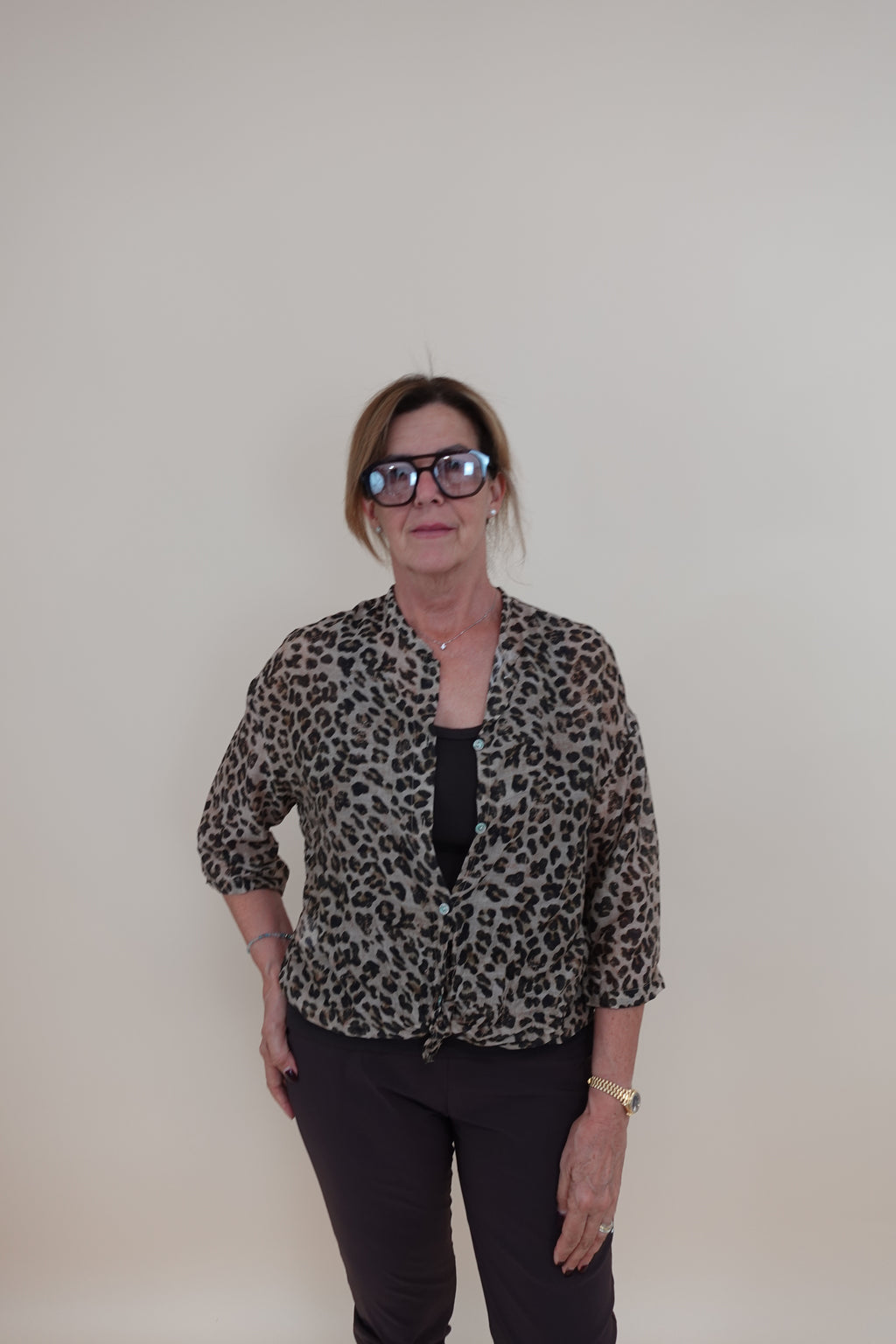 Camicia Leopard