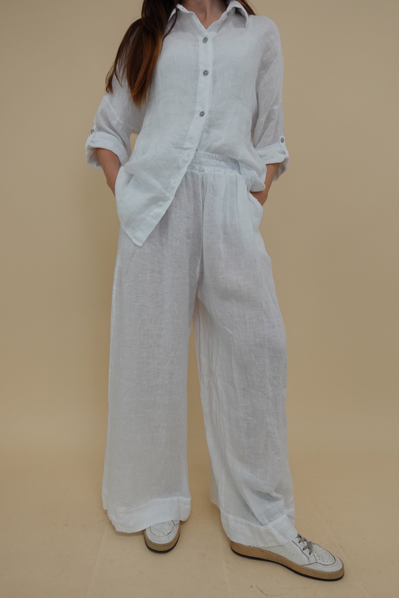 Pantalone Grecia Bianco