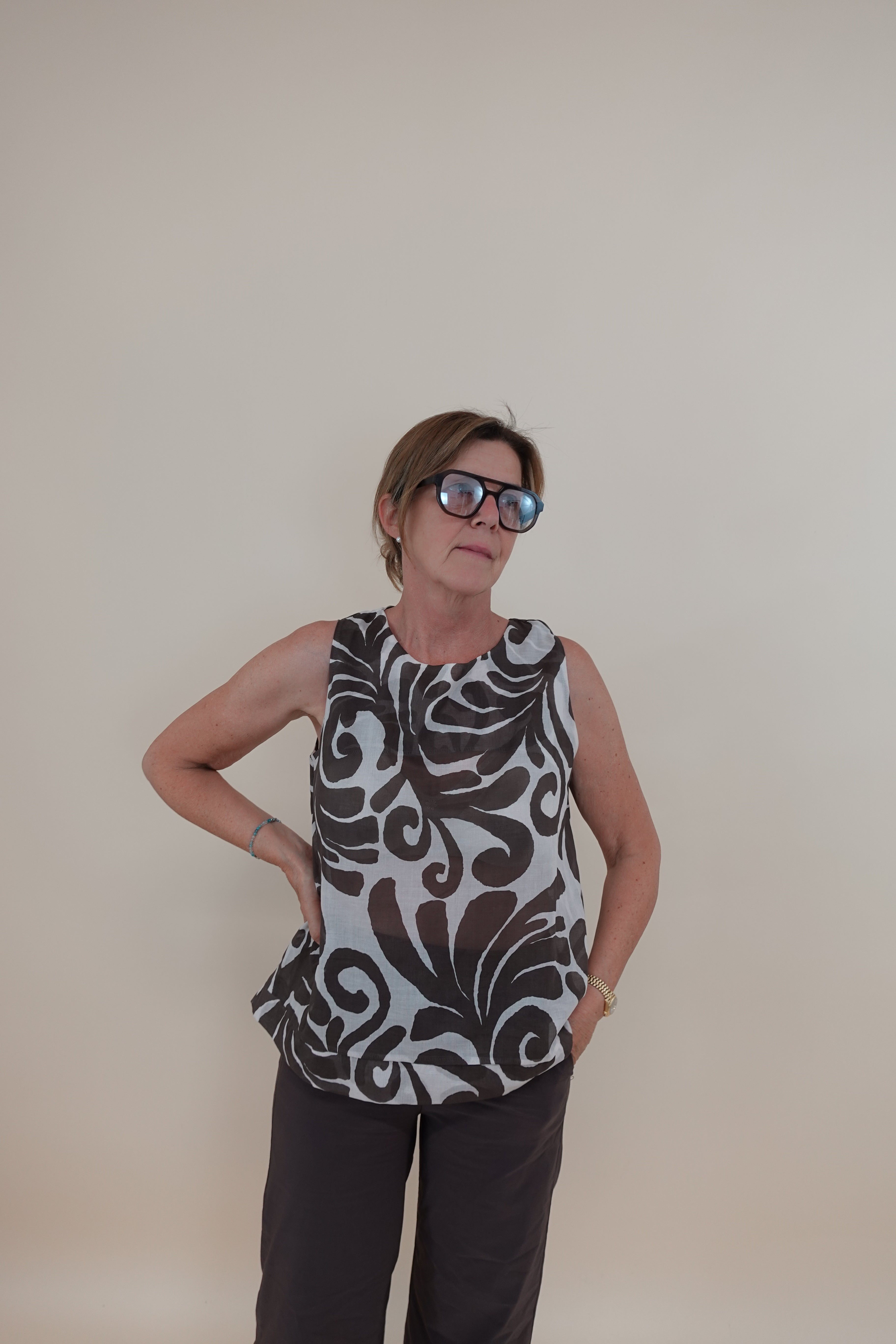 Camicia Lucrezia Marrone