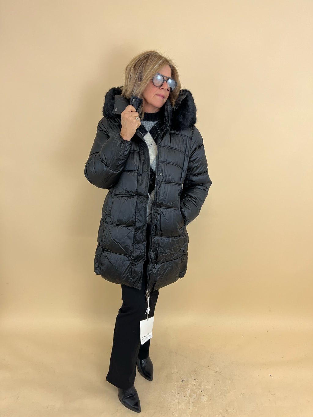 Piumino Lucrezia Nero