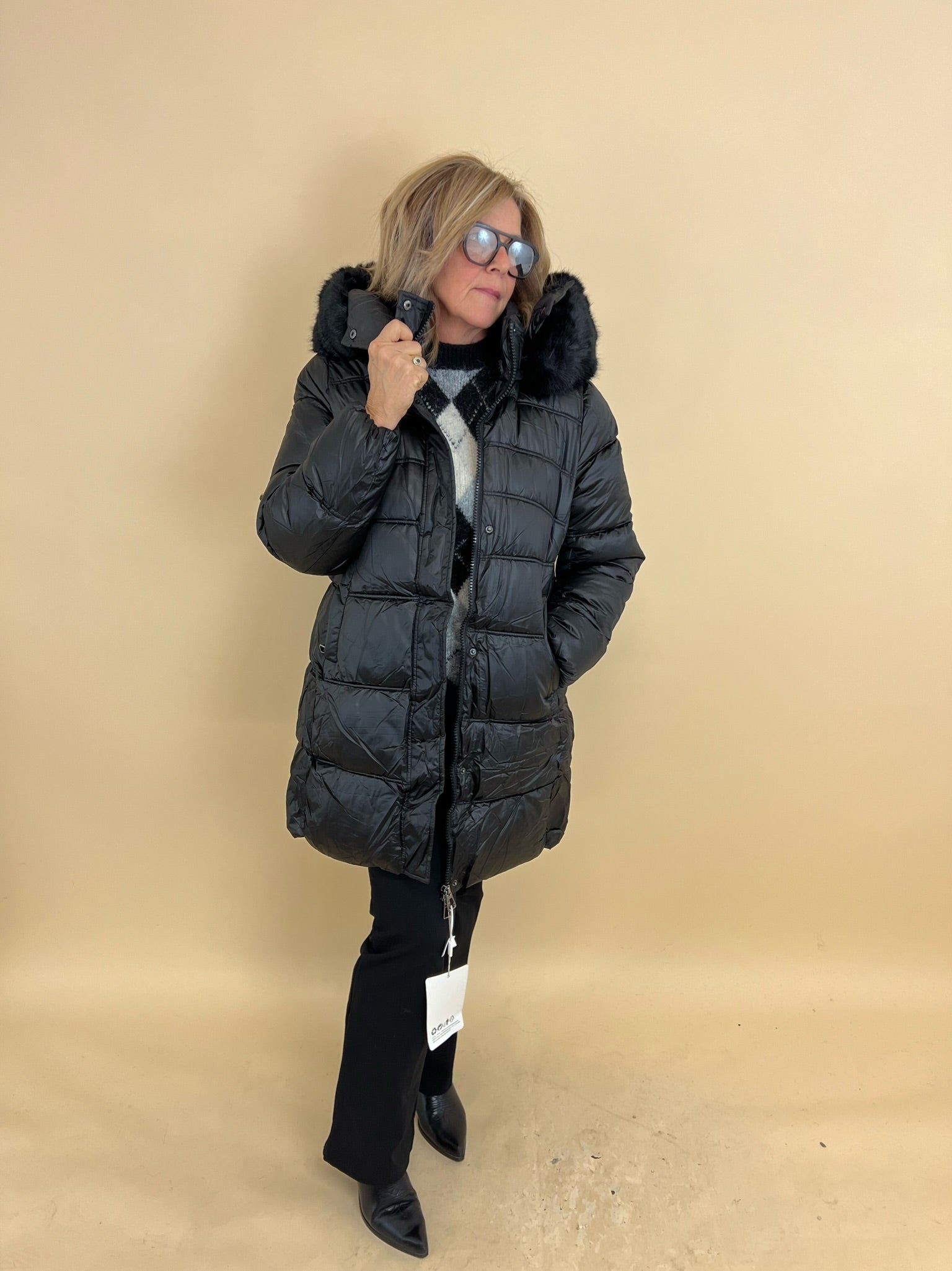 Piumino Lucrezia Nero