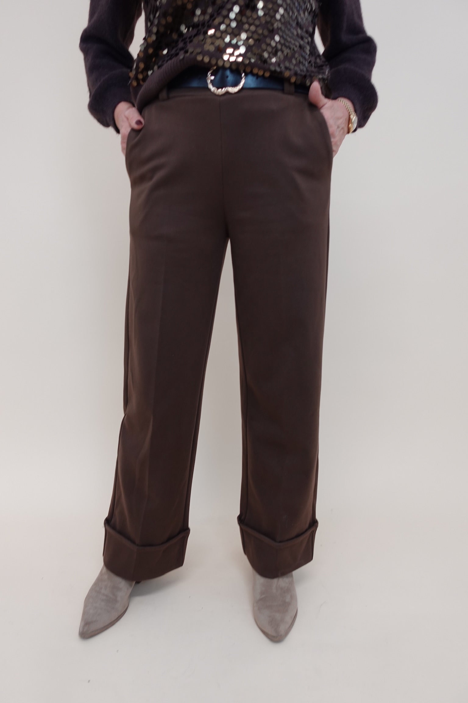 Pantalone Rossana Marrone