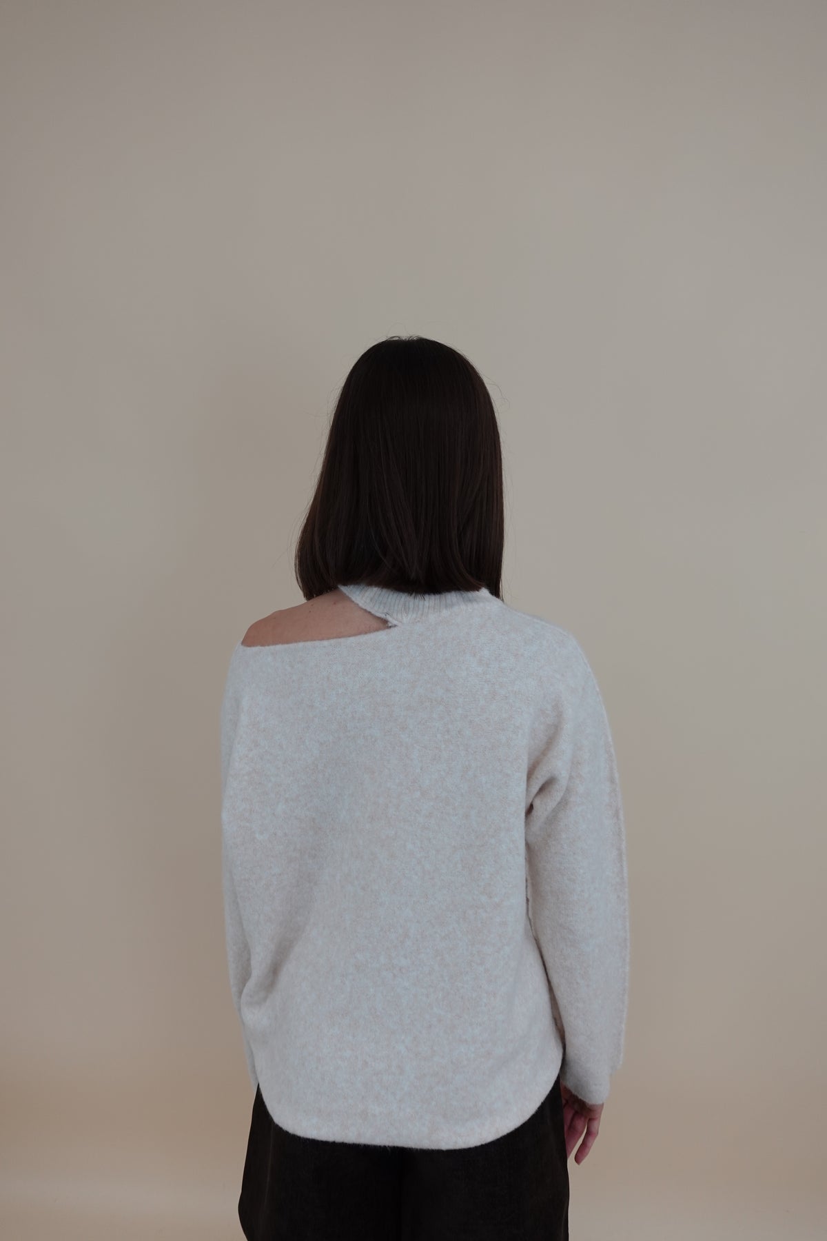 Maglione Cut Beige