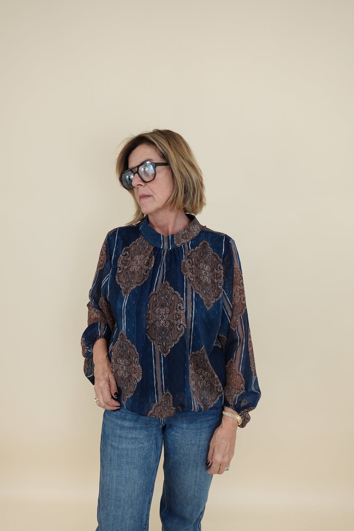 Camicia Oriente Blu