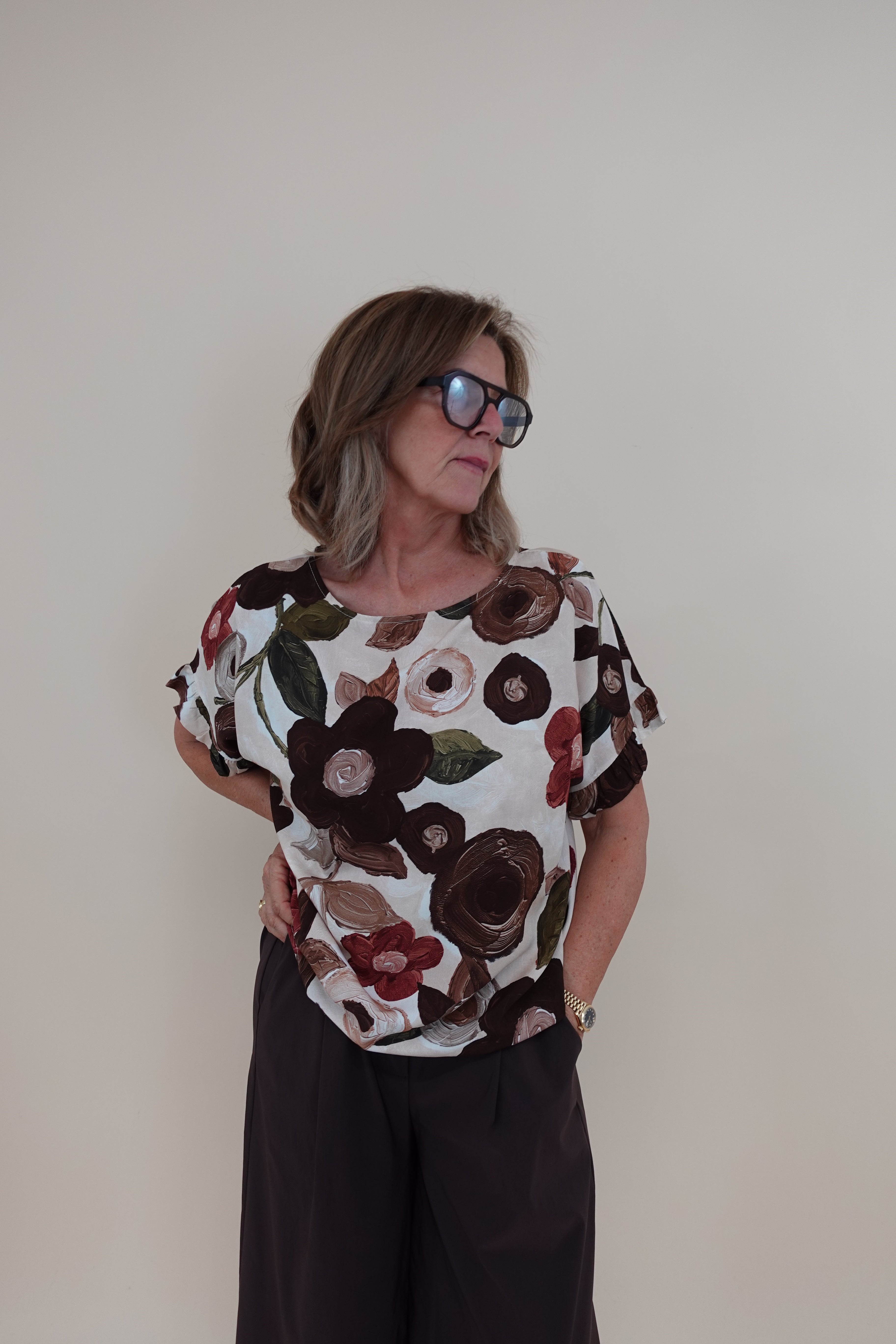 Camicia Giorgia Marrone
