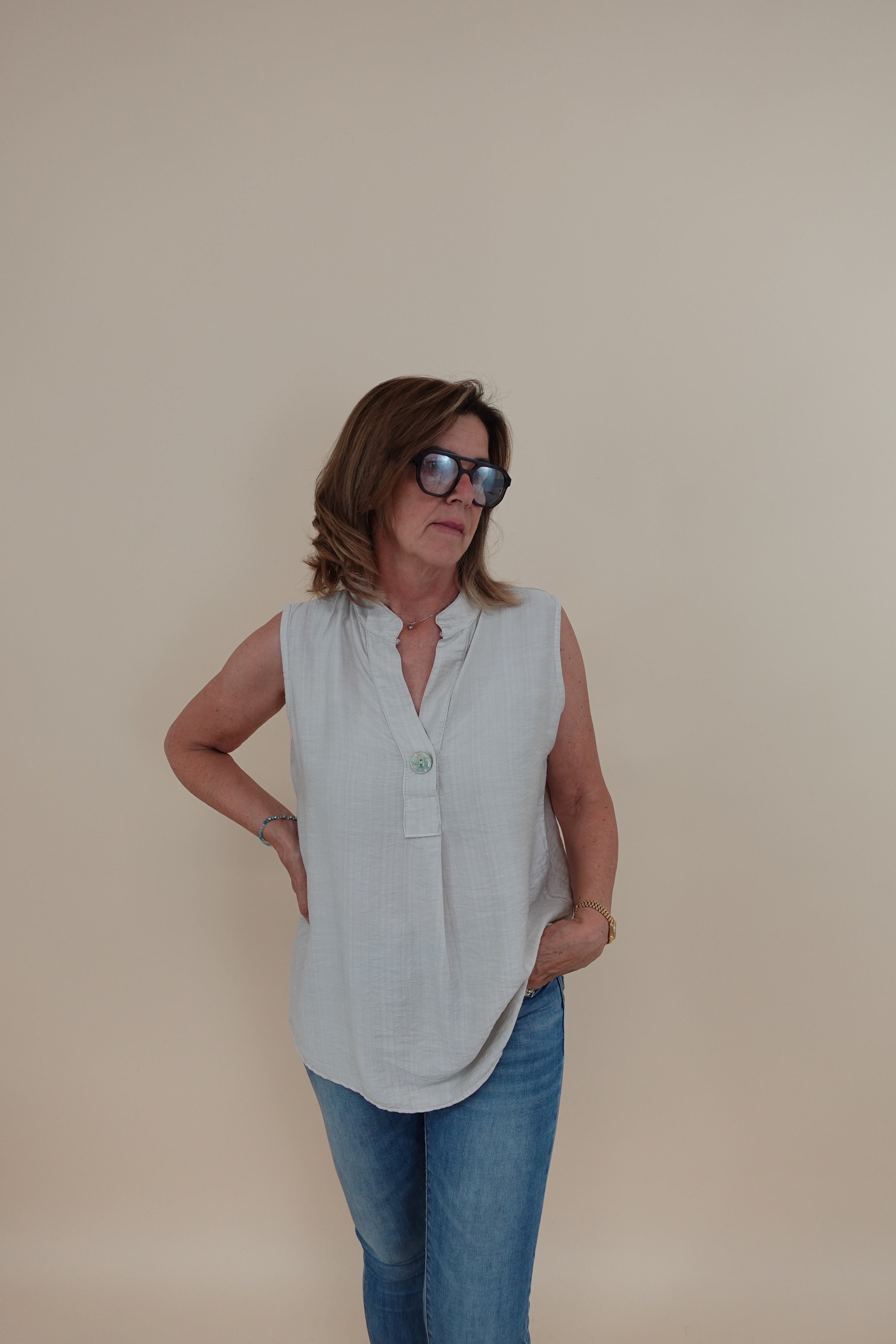Camicia Federica Beige