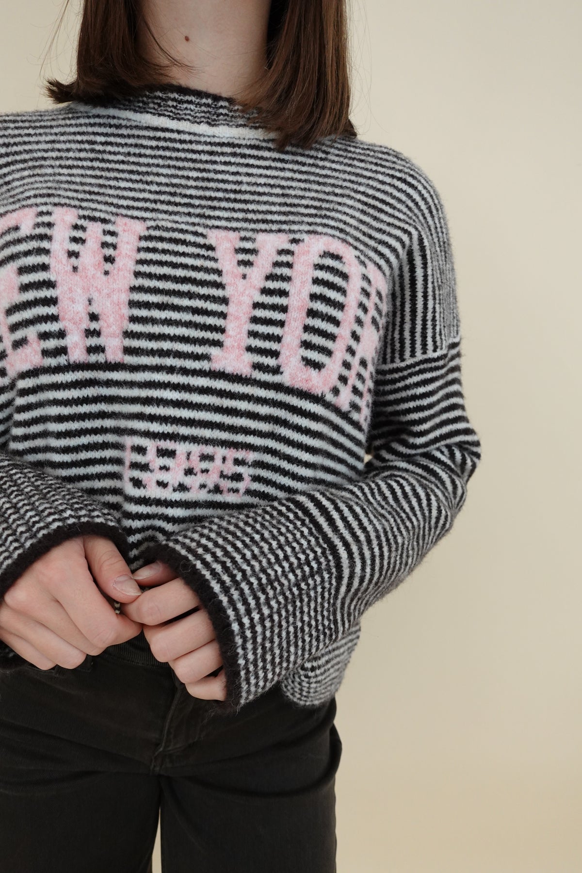 Maglione NY marrone