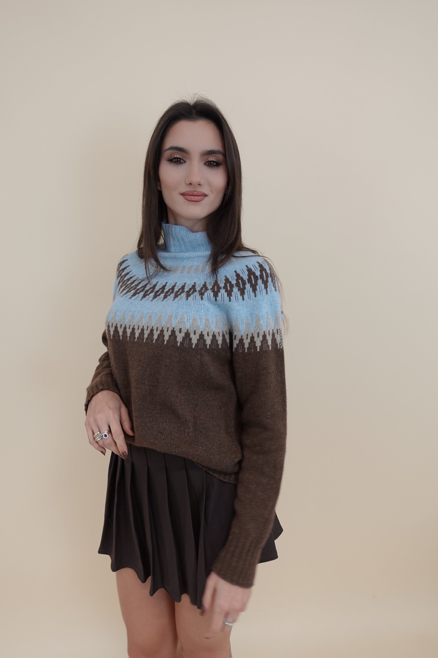 Maglione Ortisei Marrone New