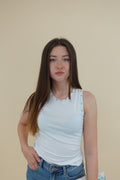 Canotte Borchie New Bianca