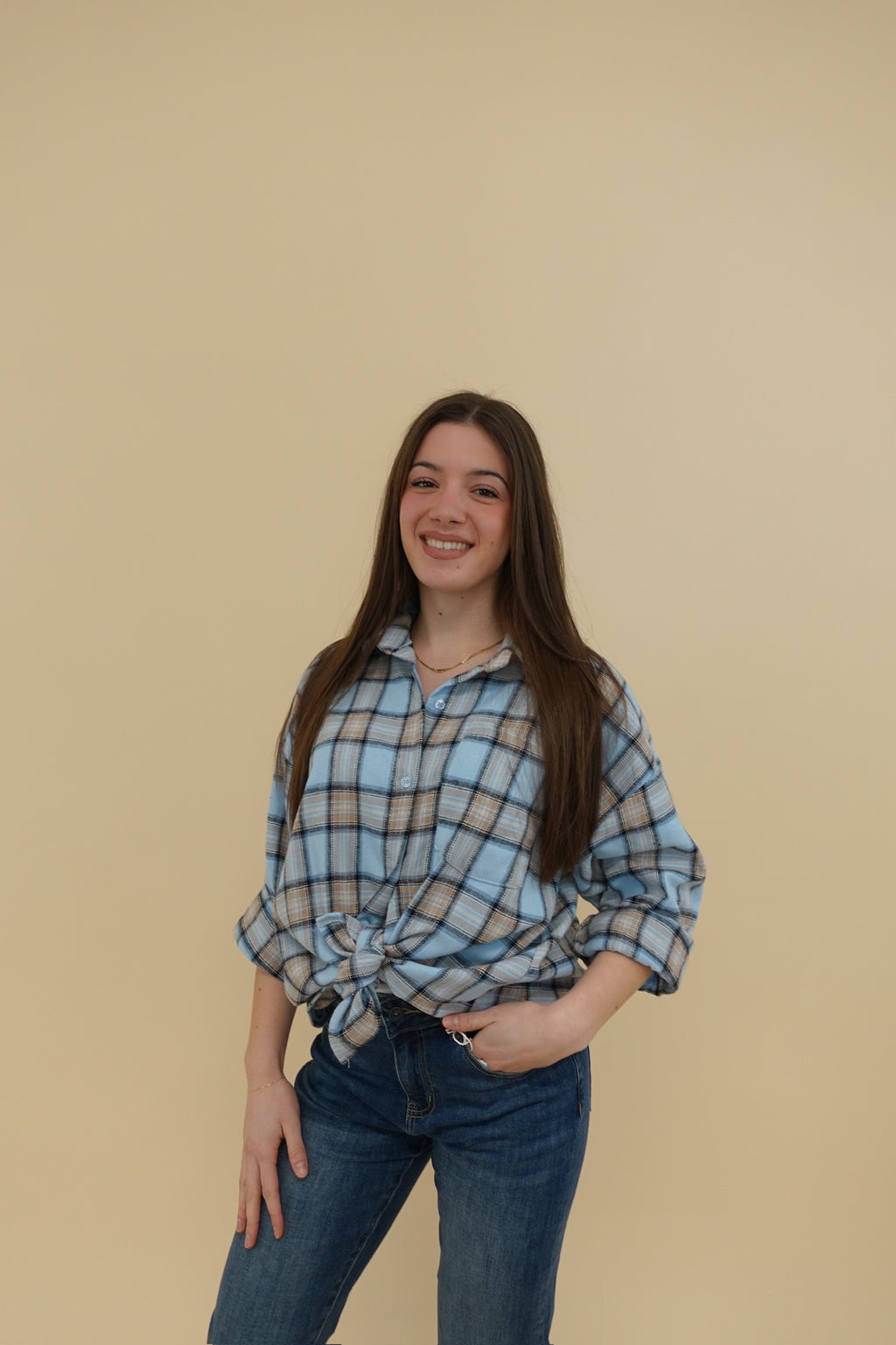 Camicia Silvia Azzurra