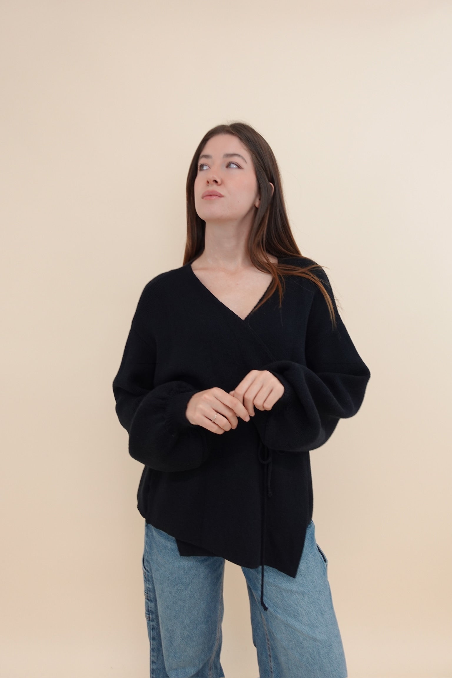 Cardigan Kimono Nero