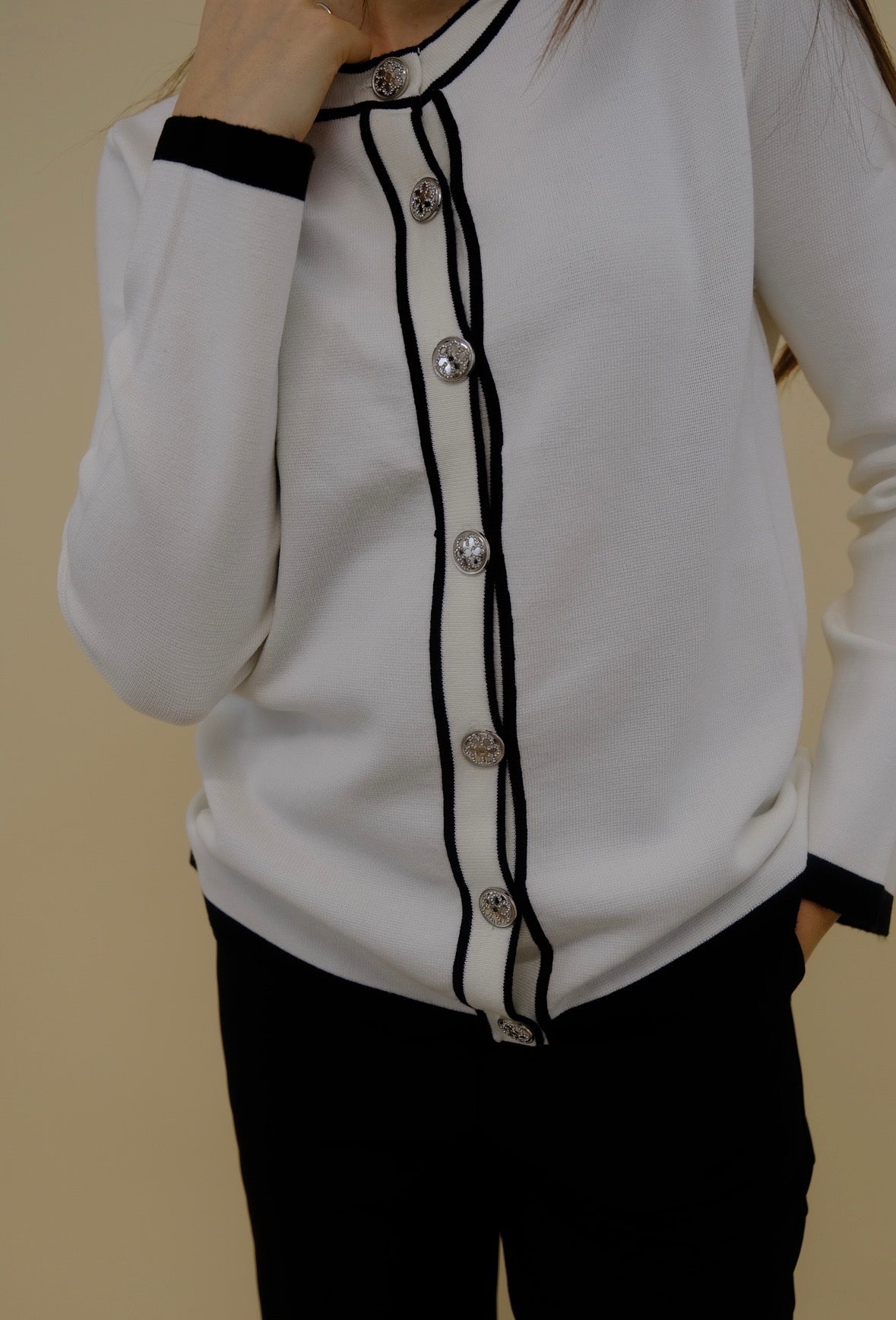 Cardigan Monique Bianco