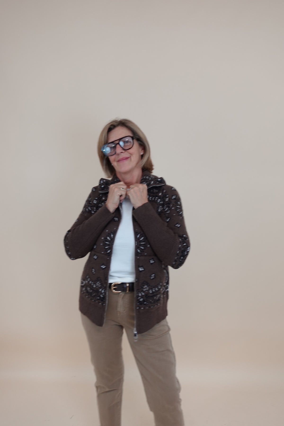 Cardigan Urbis Marrone