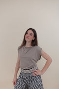 Maglia Borchie Beige