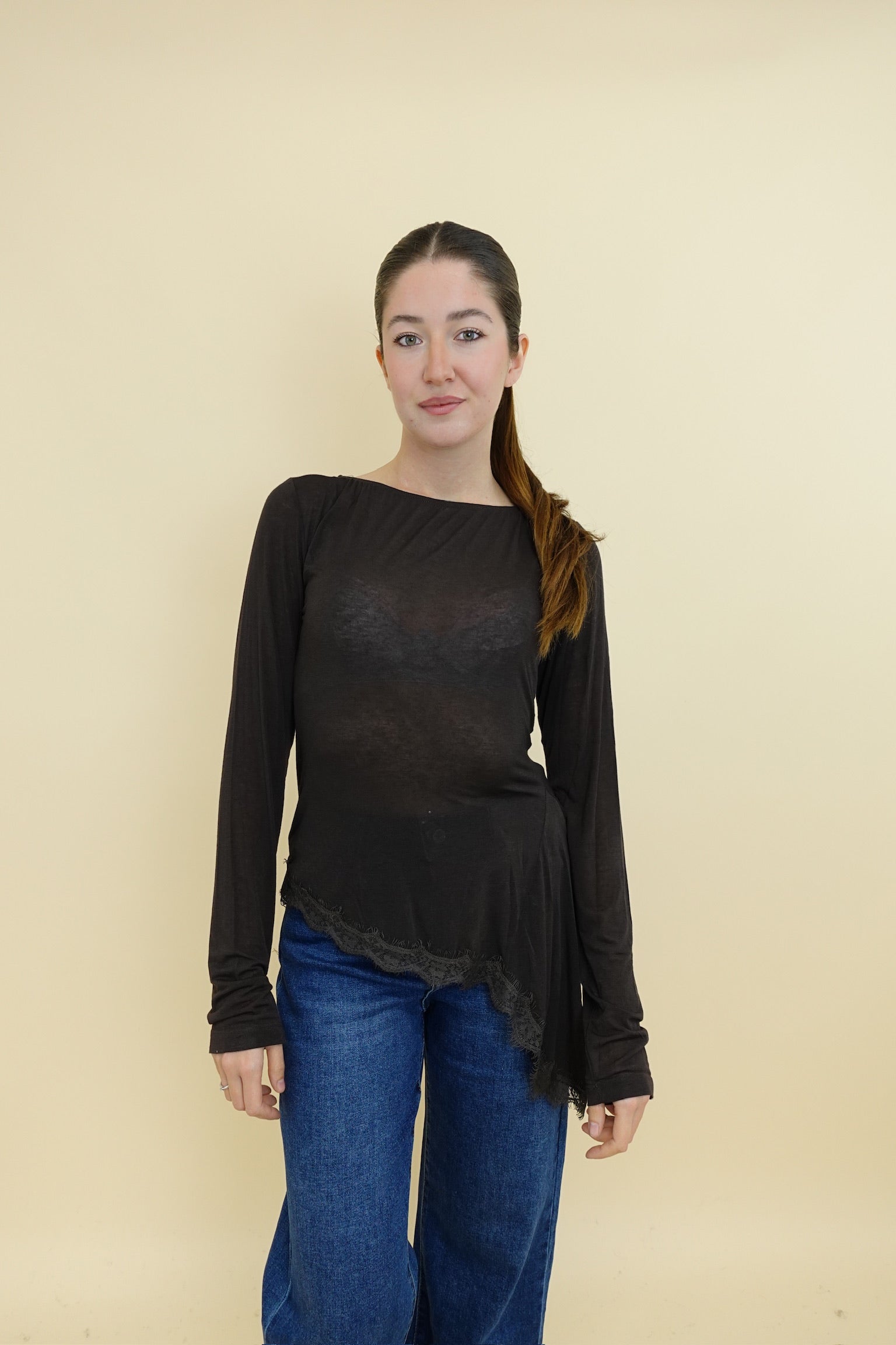 Maglia Lumina Cashmere Touch Marrone