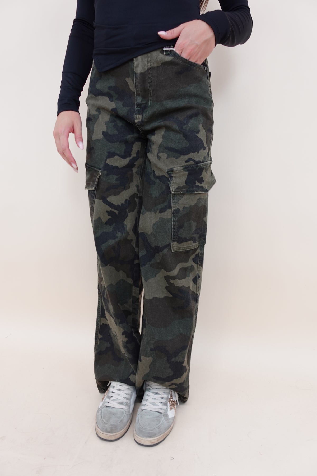 Jeans Militar Palazzo