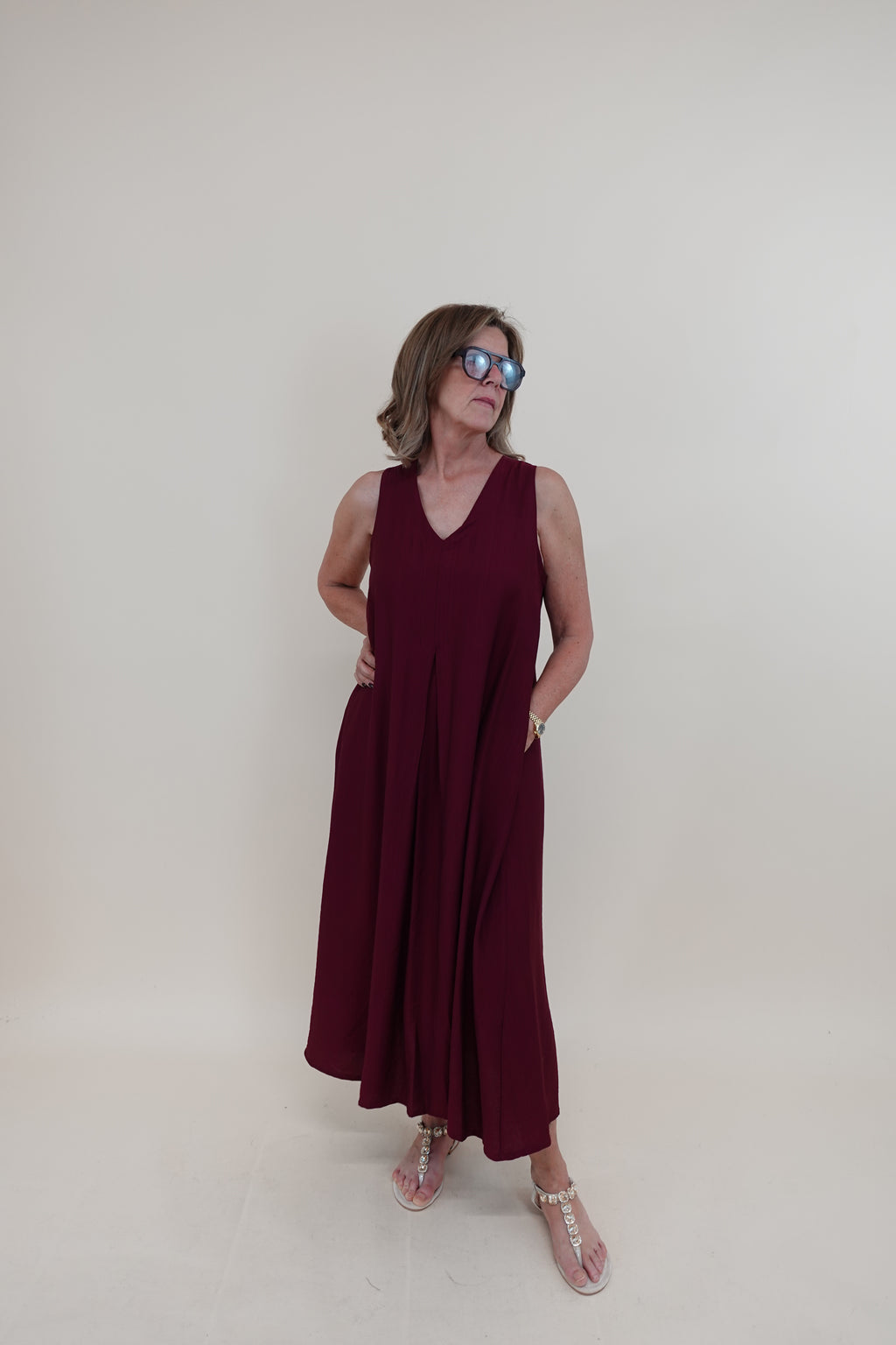 Abito Maddalena Bordeaux
