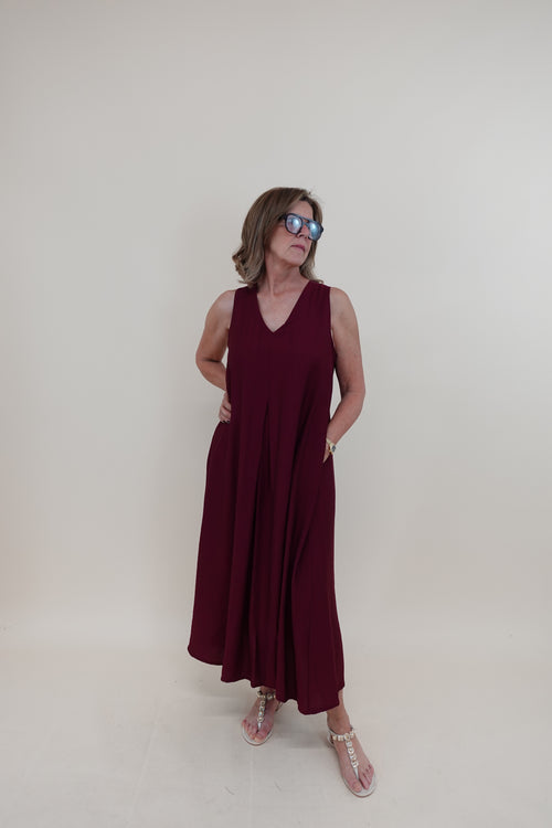 Abito Maddalena Bordeaux