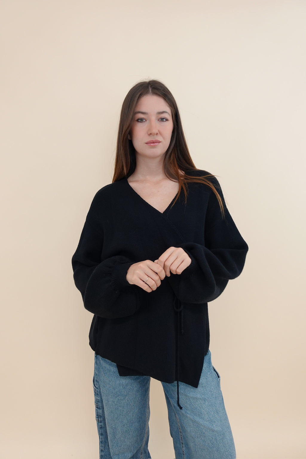 Cardigan Kimono Nero