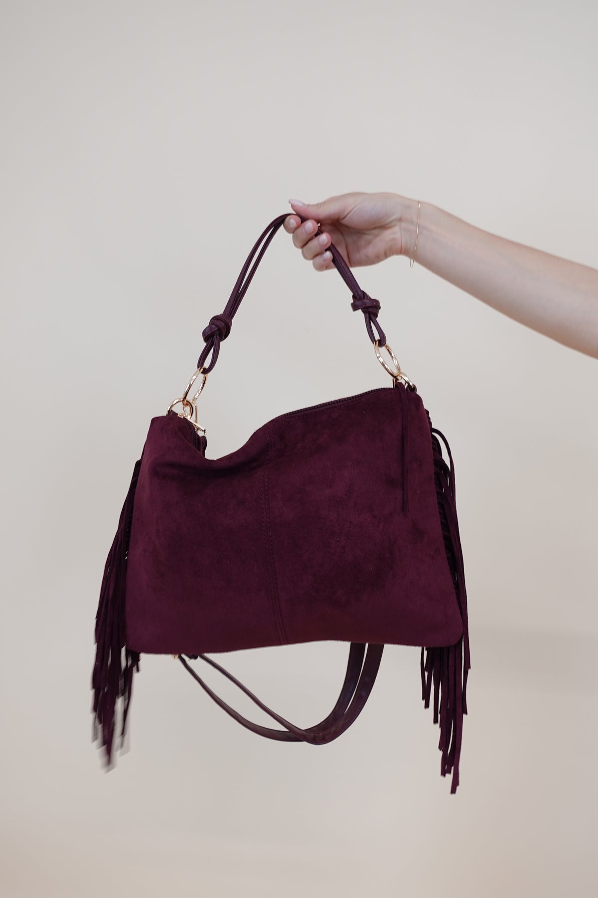 Borsa Everyday Frange Bordeaux