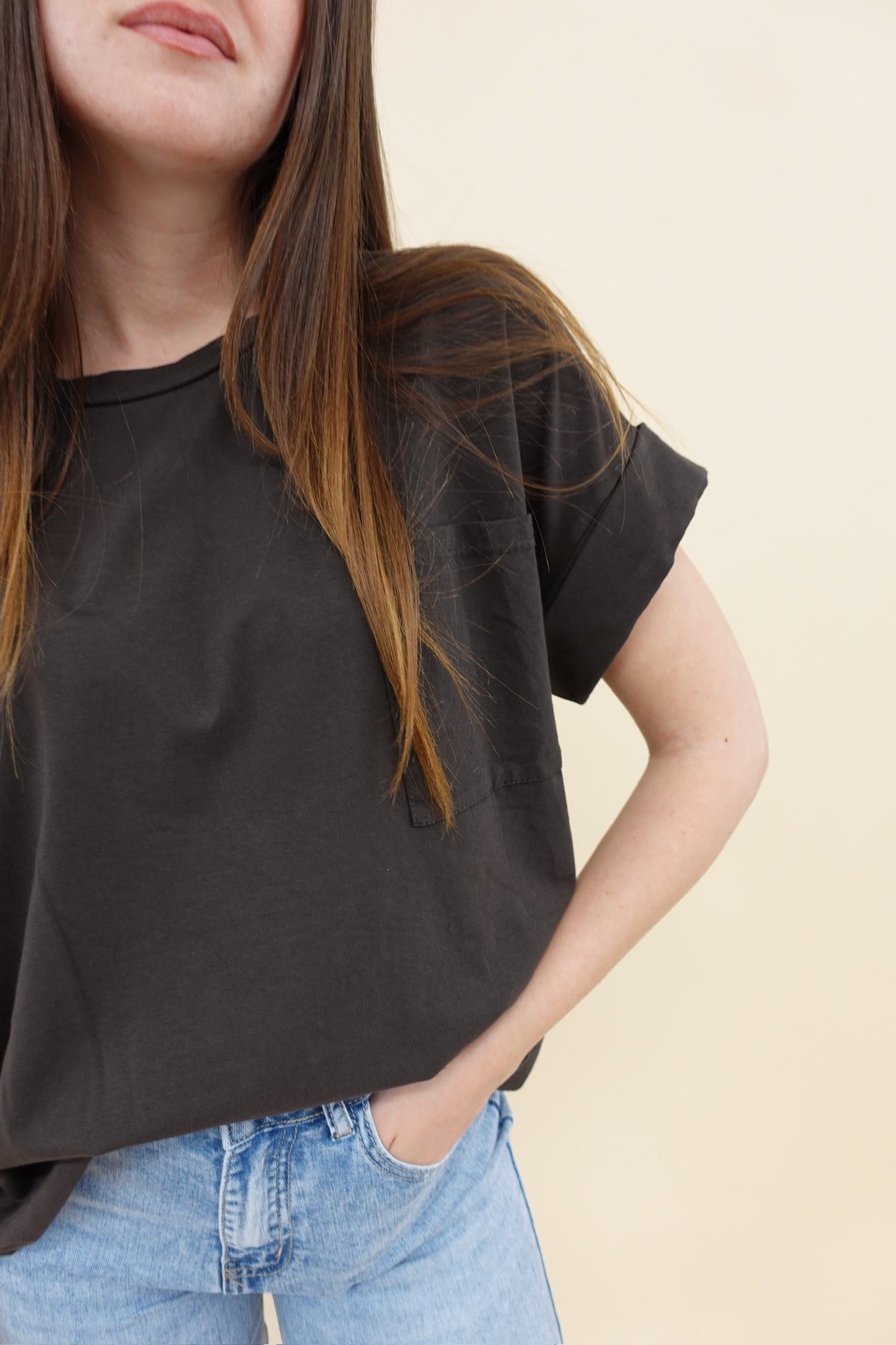 T-shirt Taschino Marrone