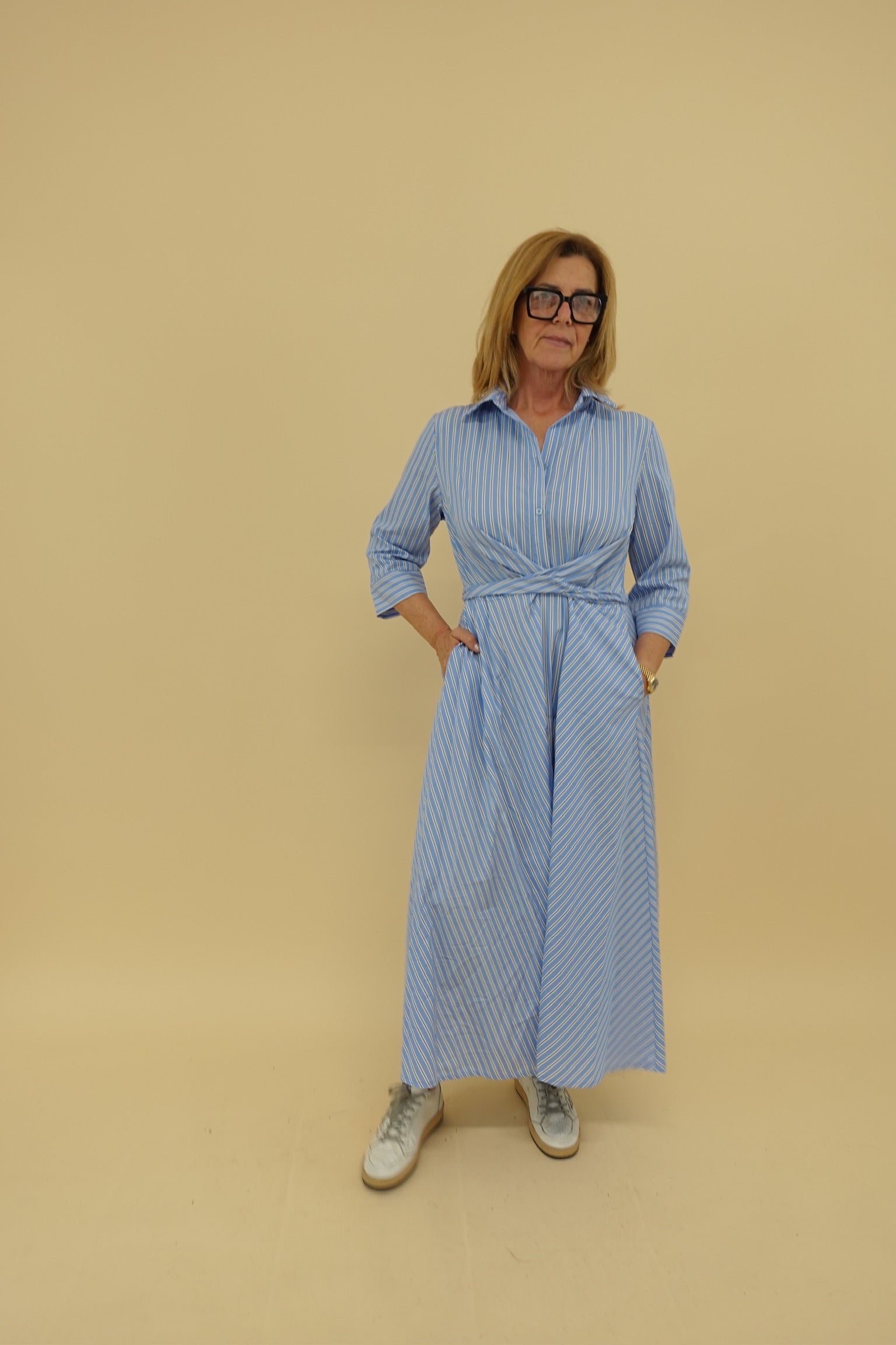 Abito Line Azzurro