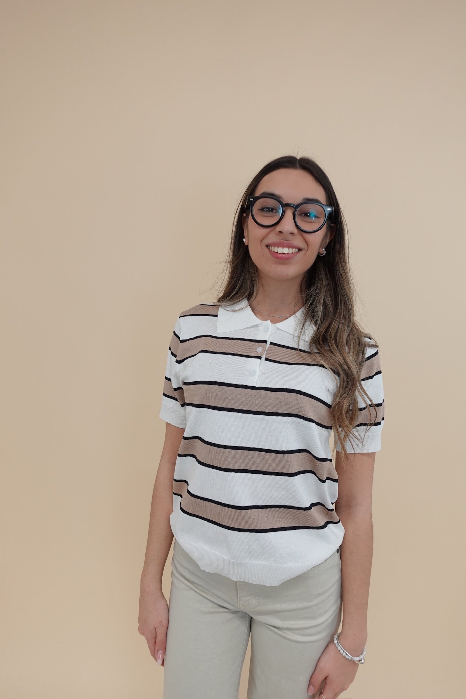 Maglia Polo Light Beige