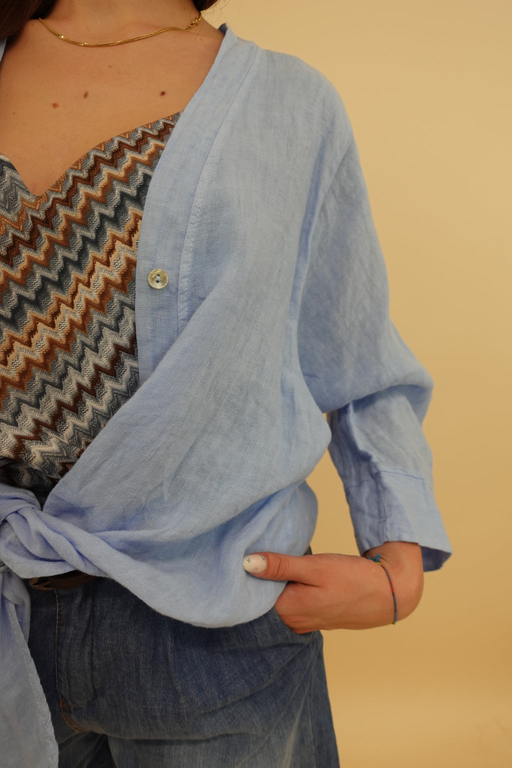 Camicia Corsica Azzurra