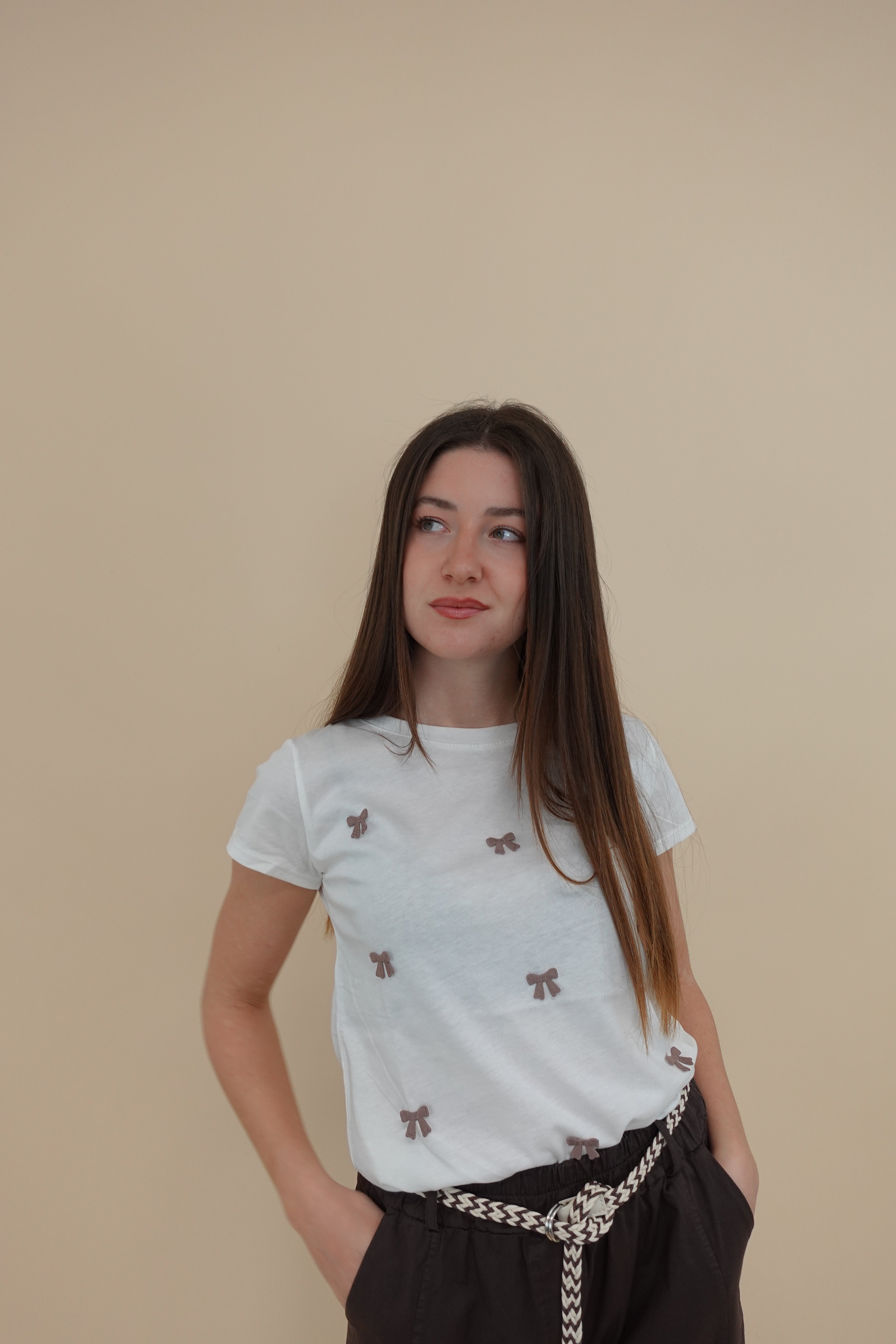 T-shirt Fiocchi Beige