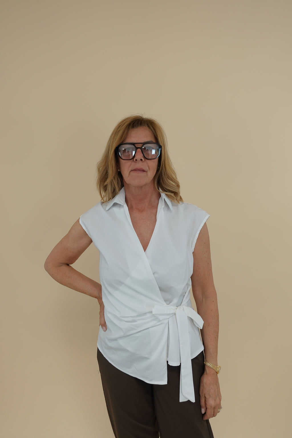 Camicia Nicole Bianco